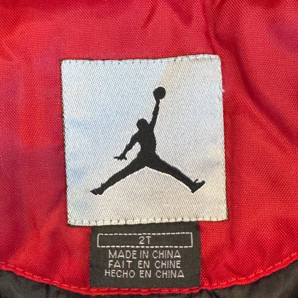 Air Jordan Toddler Red Puffer Jacket Coat Size 2T - Picture 4 of 14
